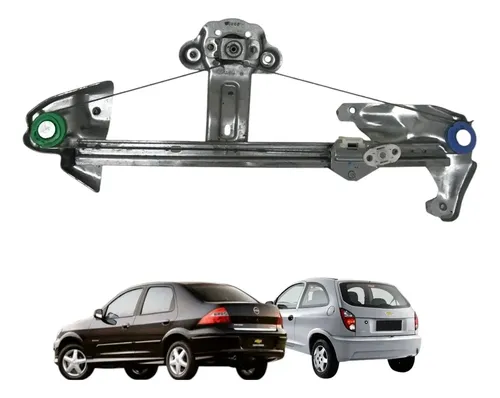 Maquina Vidro Manual Traseira Esquerda Celta Prisma 2002 13