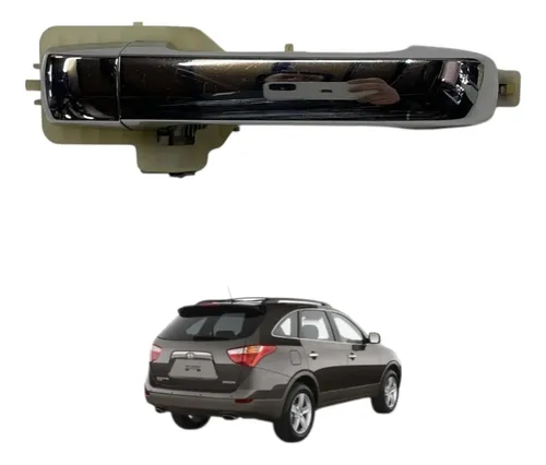 Macaneta Externa Tras Direita Hyundai Vera Cruz 2009 2010 Prata