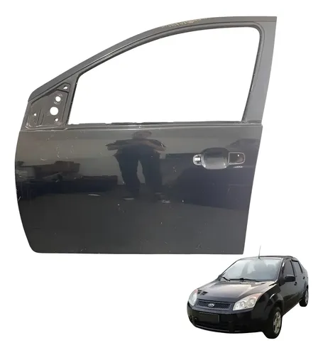 Porta Dianteira Esquerda Ford Fiesta 2008 2009 2011 2012 Dianteira Esquerda Preto