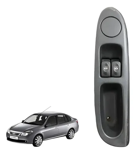 Botão Vidro Dianteiro Esquerdo Renault Symbol 2009 2010 2013