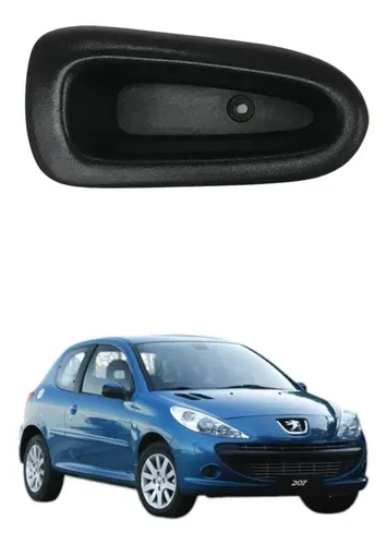 Puxador Interno Traseiro Peugeot 207 1.4 2011 2012 Manual Preto Peça 2